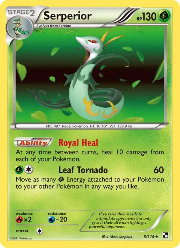 Serperior, Black & White