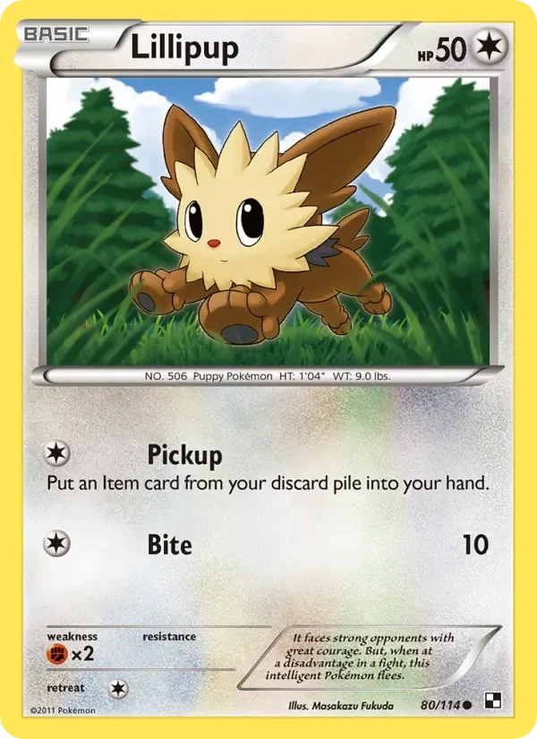 Lillipup, Black & White