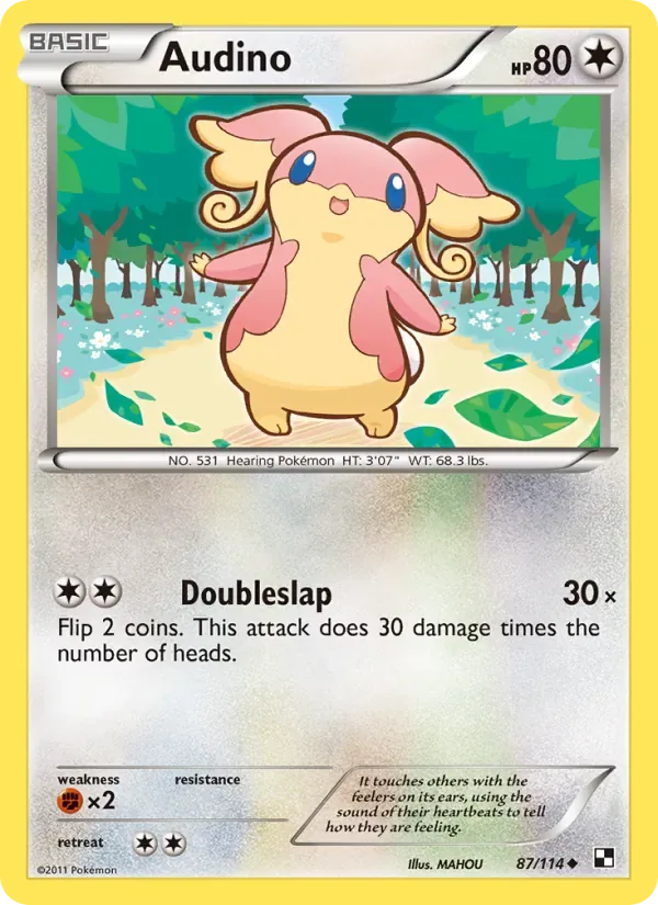 Audino, Black & White