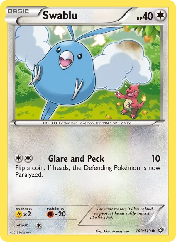 Swablu, Legendary Treasures