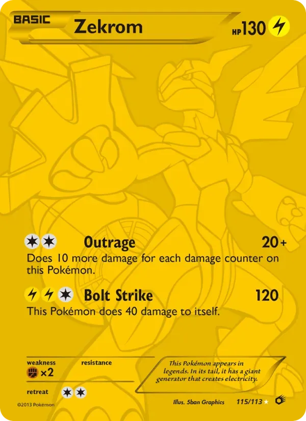 Zekrom, Legendary Treasures