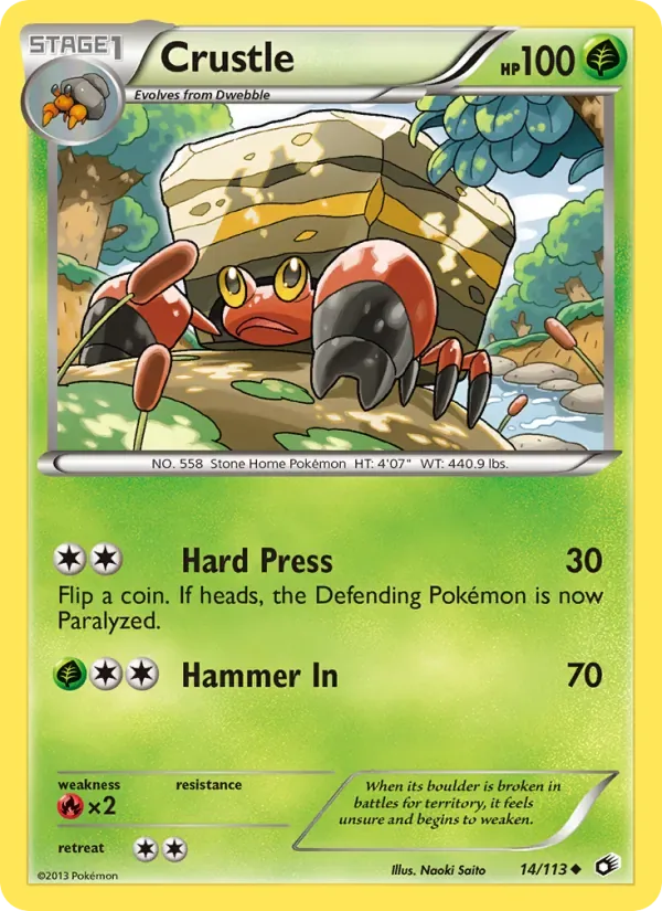 Crustle, Legendary Treasures