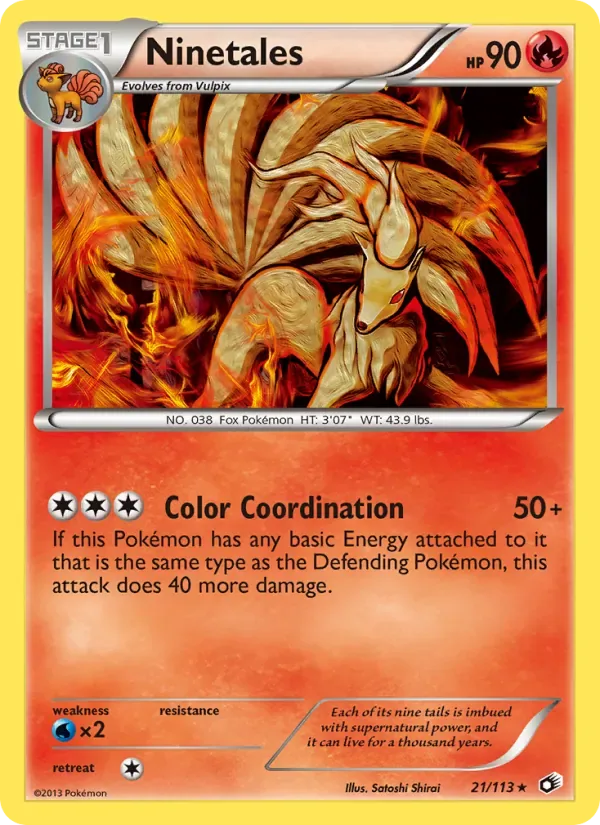 Ninetales, Legendary Treasures