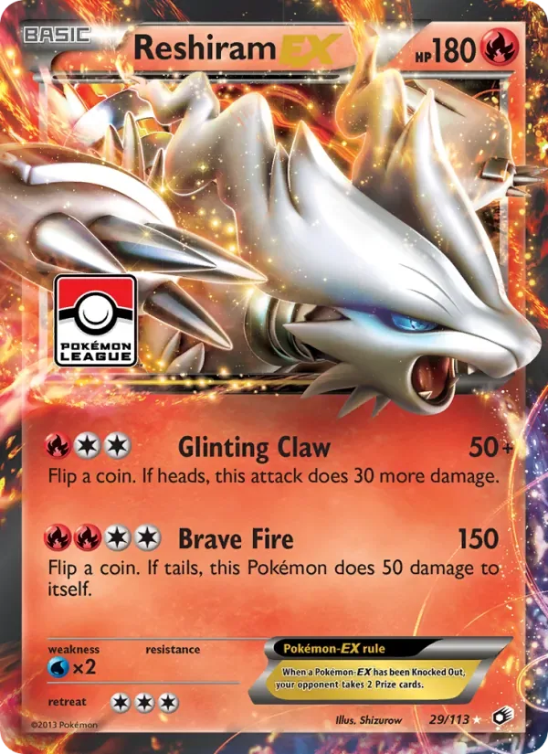 Reshiram-EX, Legendary Treasures