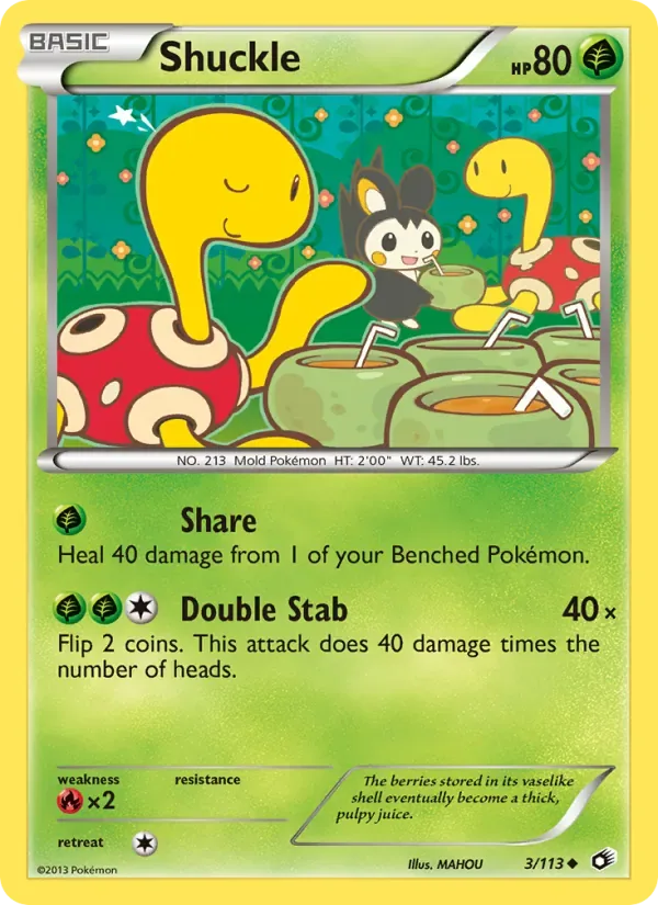 Shuckle, Legendary Treasures