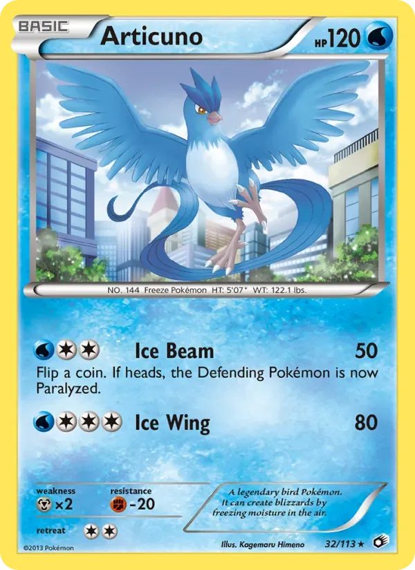 Articuno, Legendary Treasures