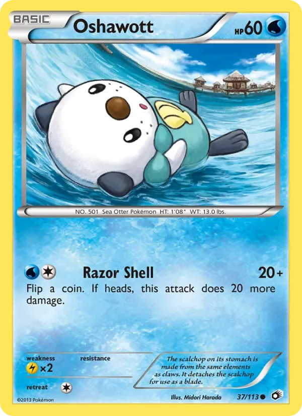 Oshawott, Legendary Treasures