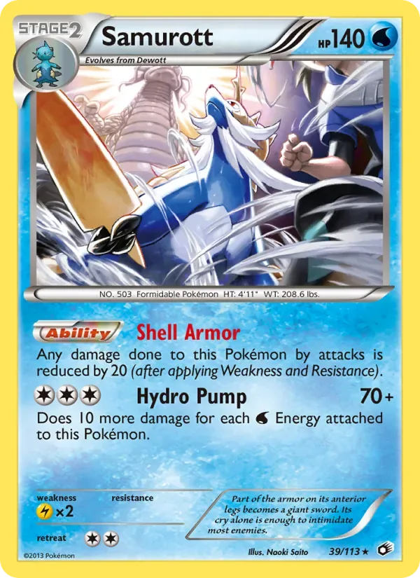 Samurott, Legendary Treasures