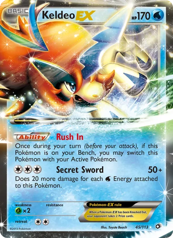 Keldeo-EX, Legendary Treasures