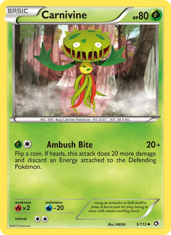 Carnivine, Legendary Treasures