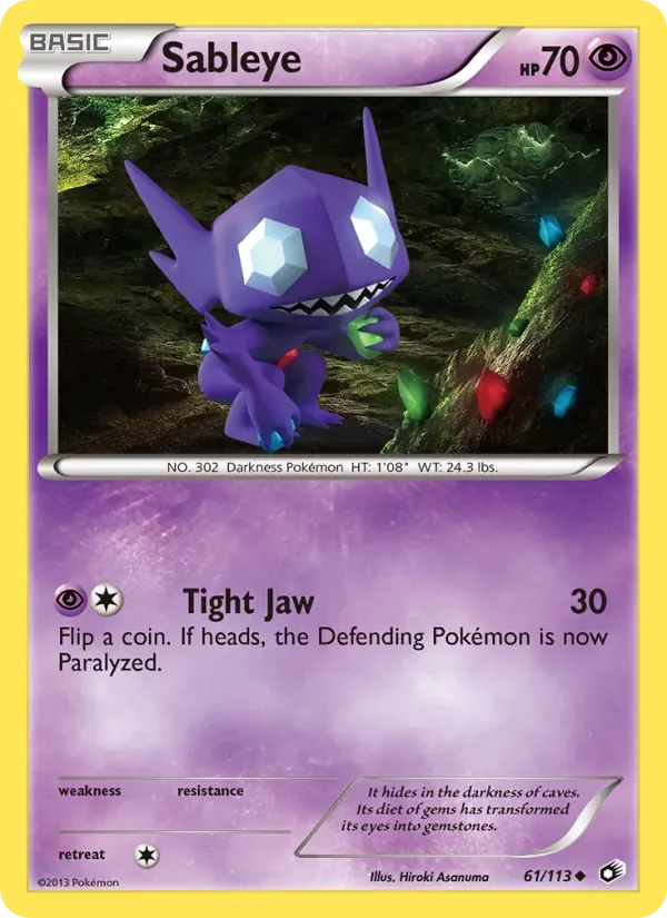 Sableye, Legendary Treasures