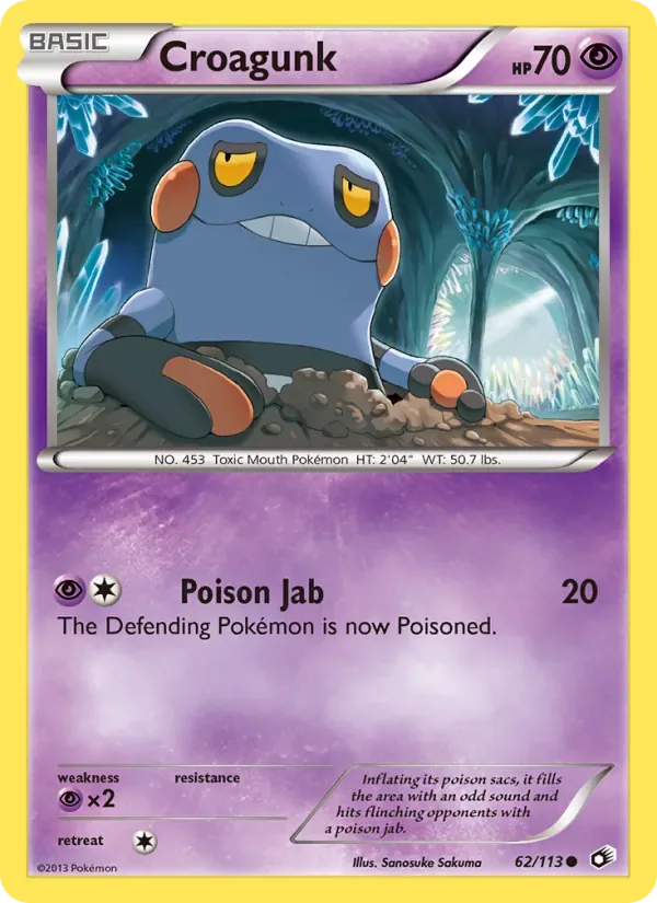 Croagunk, Legendary Treasures