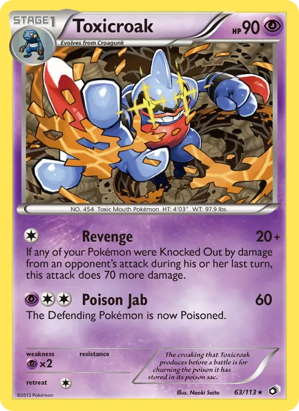 Toxicroak, Legendary Treasures