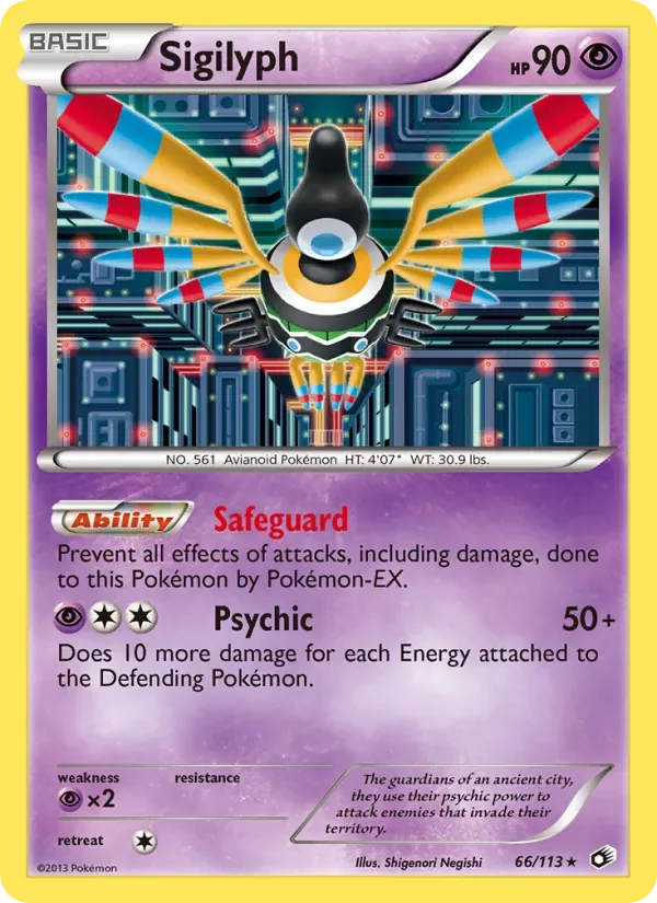 Sigilyph, Legendary Treasures