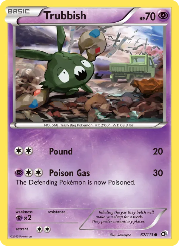 Trubbish, Legendary Treasures