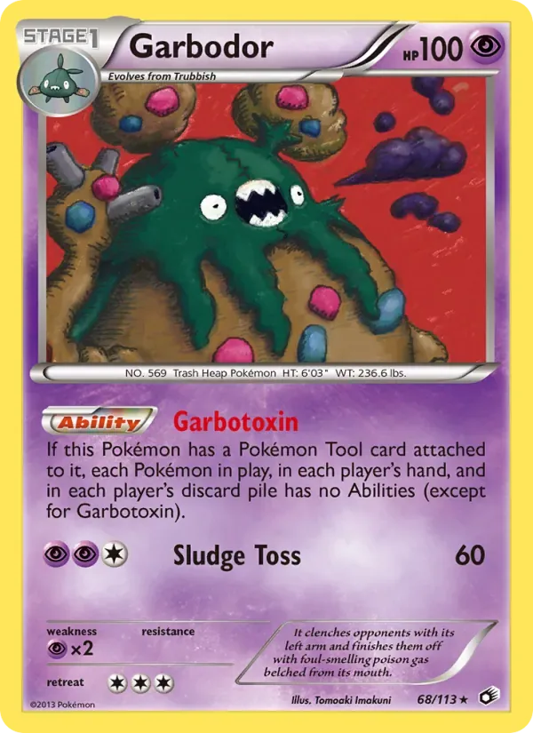 Garbodor, Legendary Treasures