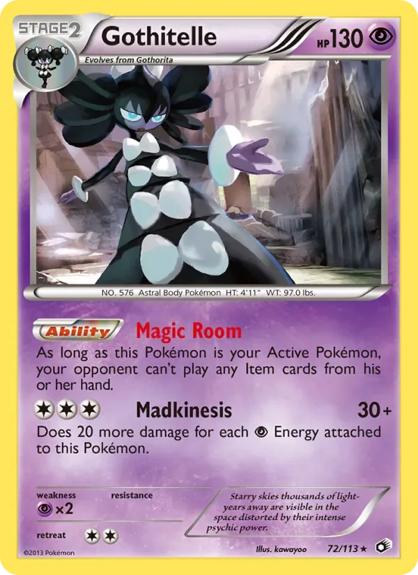 Gothitelle, Legendary Treasures