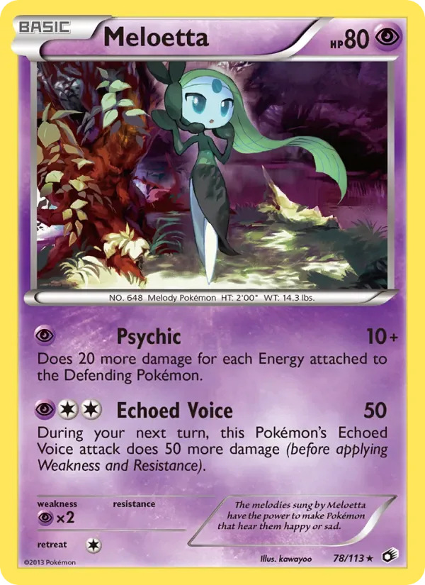 Meloetta, Legendary Treasures