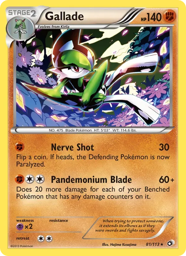Gallade, Legendary Treasures