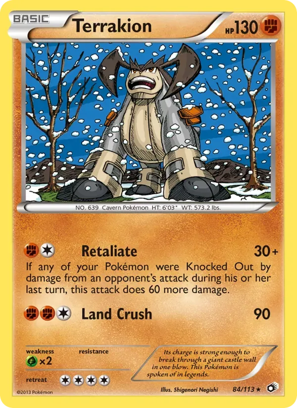 Terrakion, Legendary Treasures