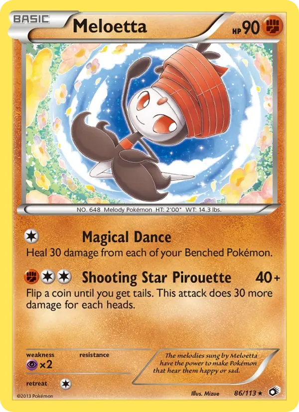 Meloetta, Legendary Treasures