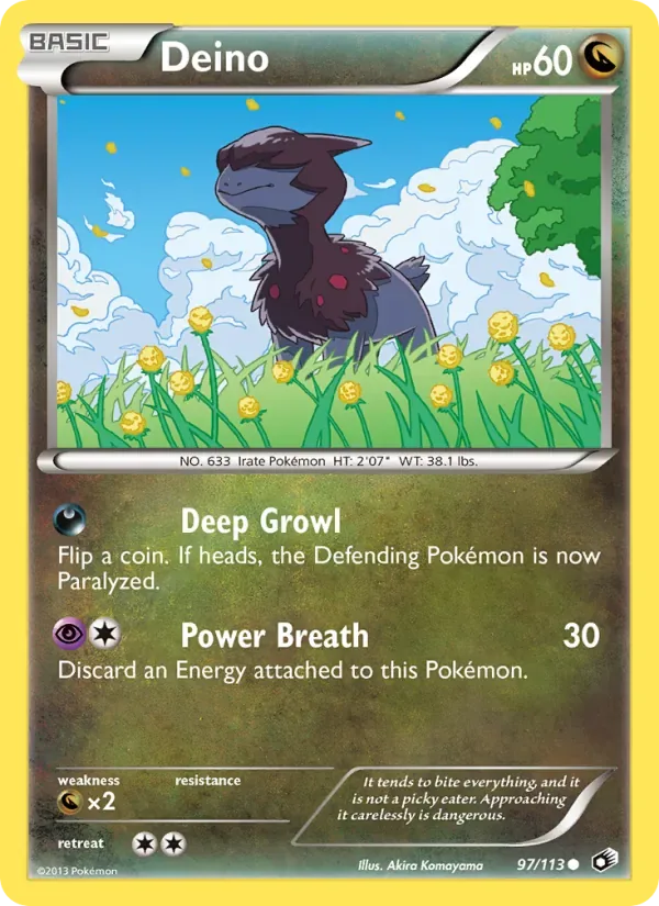 Deino, Legendary Treasures