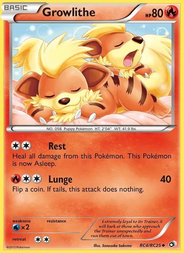 Growlithe, Legendary Treasures