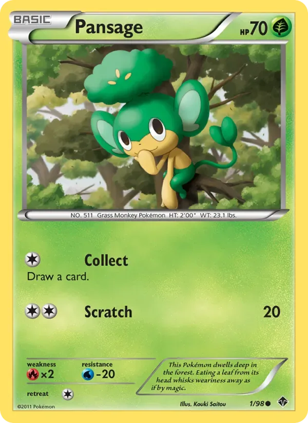 Pansage, Emerging Powers