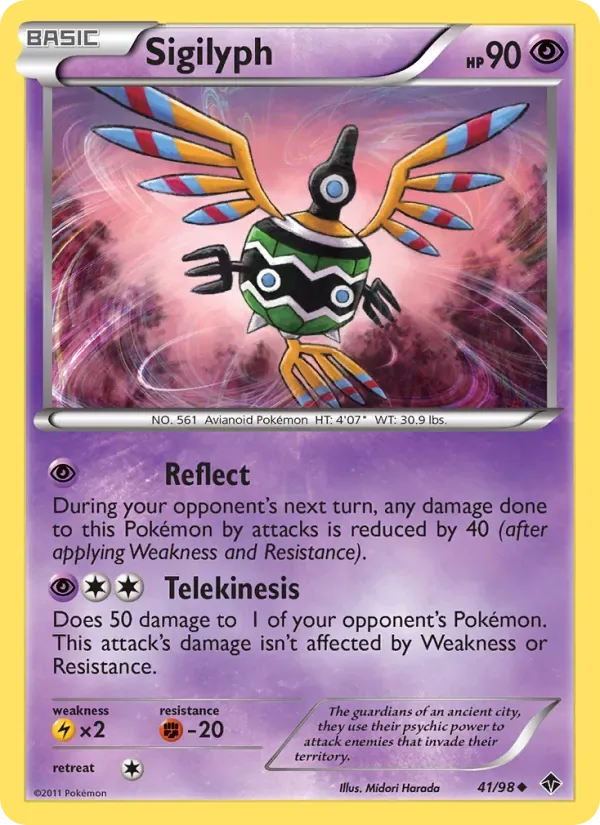 Sigilyph, Emerging Powers