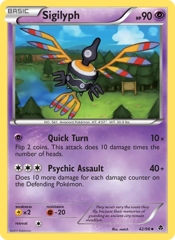 Sigilyph, Emerging Powers