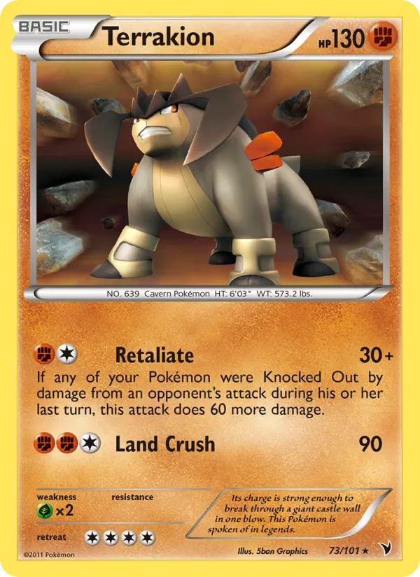 Terrakion, Noble Victories