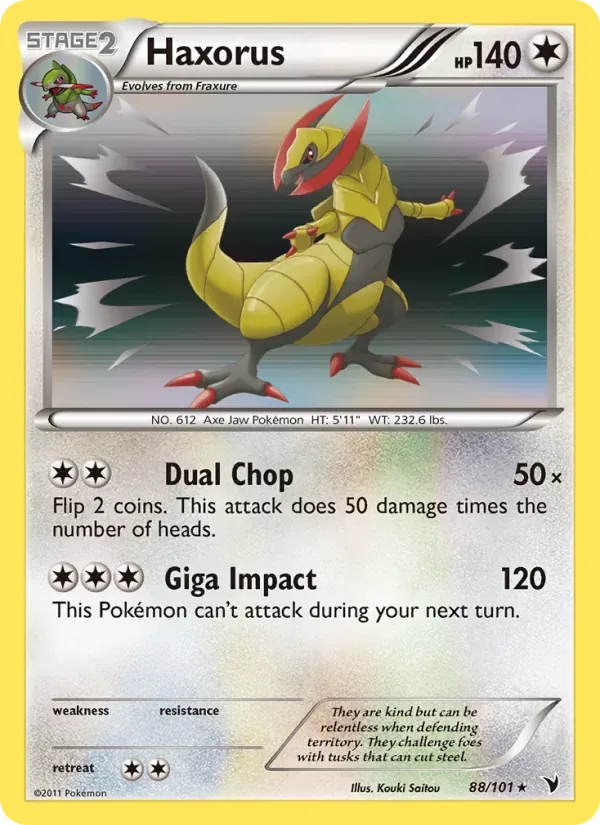 Haxorus, Noble Victories