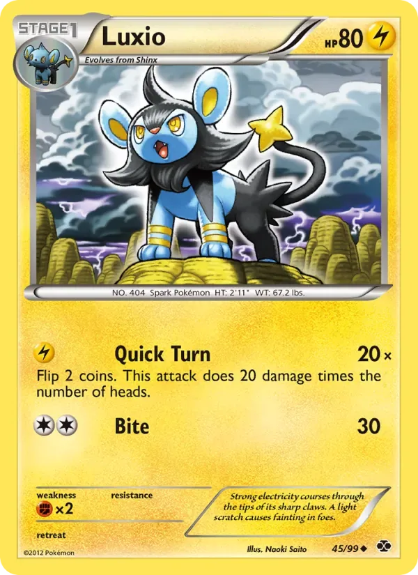 Luxio, Next Destinies