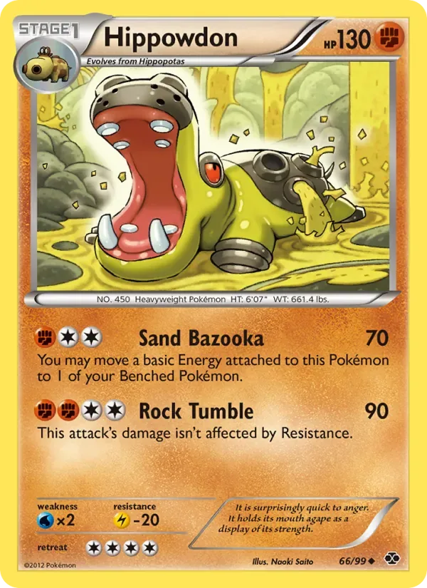 Hippowdon, Next Destinies