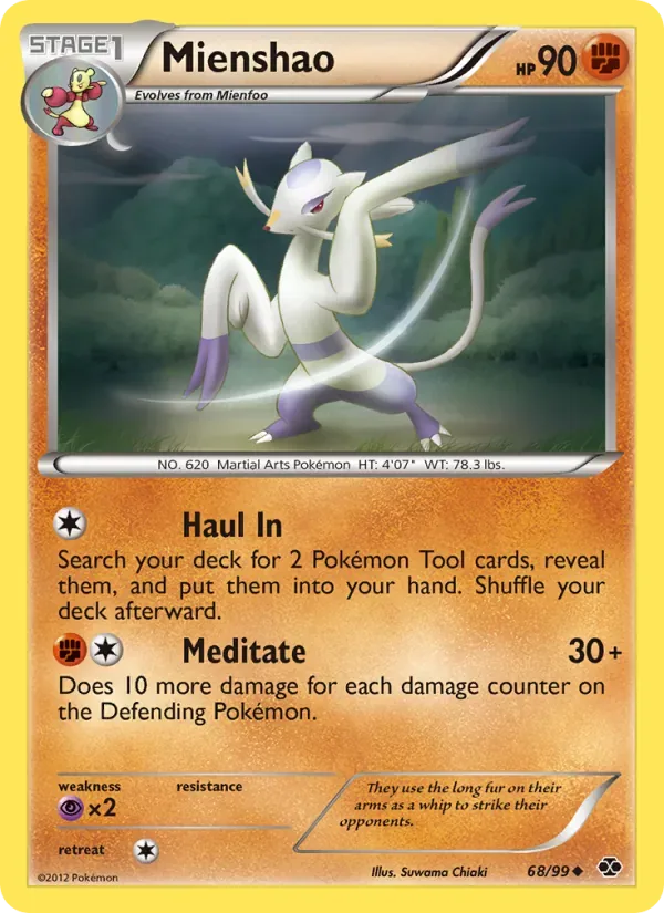 Mienshao, Next Destinies