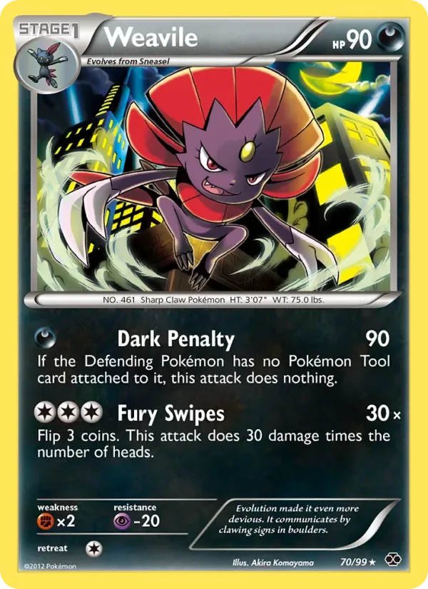 Weavile, Next Destinies