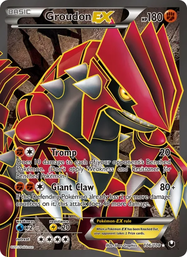 Groudon-EX, Dark Explorers