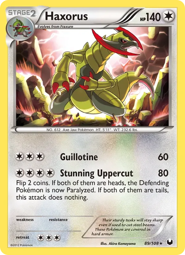 Haxorus, Dark Explorers
