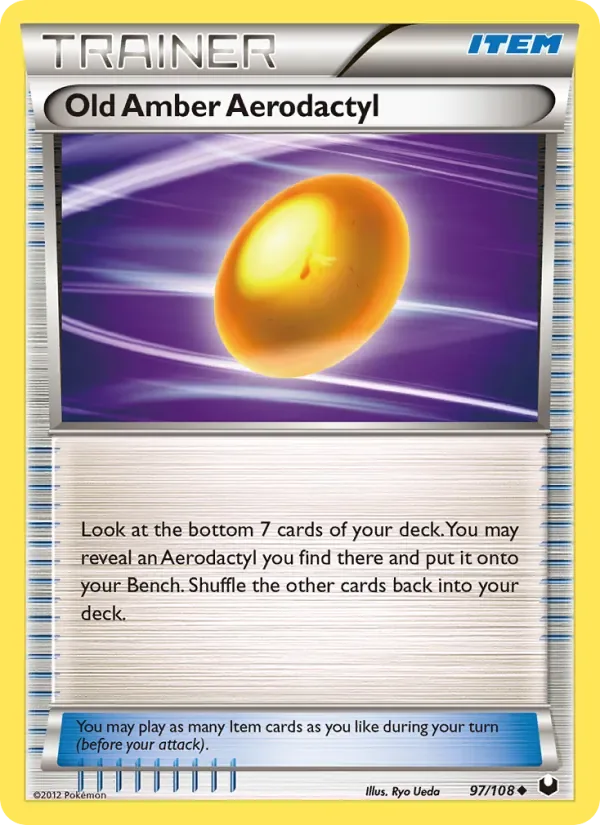 Old Amber Aerodactyl, Dark Explorers