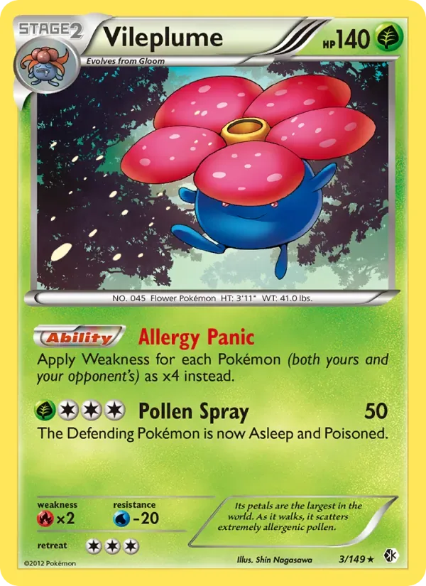 Vileplume, Boundaries Crossed