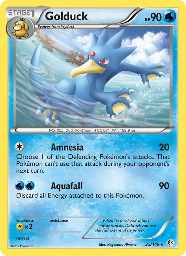 Golduck, Boundaries Crossed