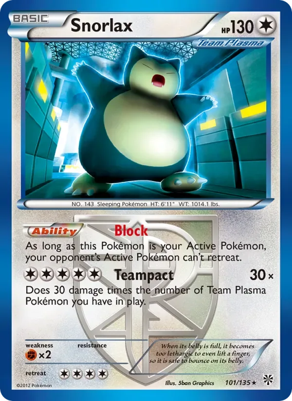 Snorlax, Plasma Storm