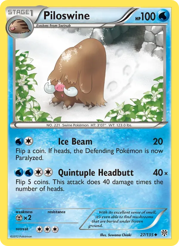 Piloswine, Plasma Storm