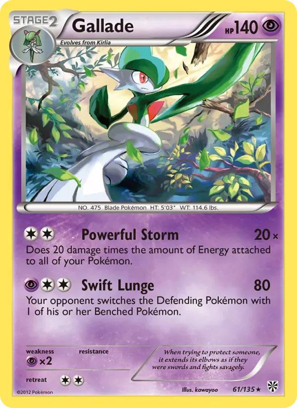 Gallade, Plasma Storm