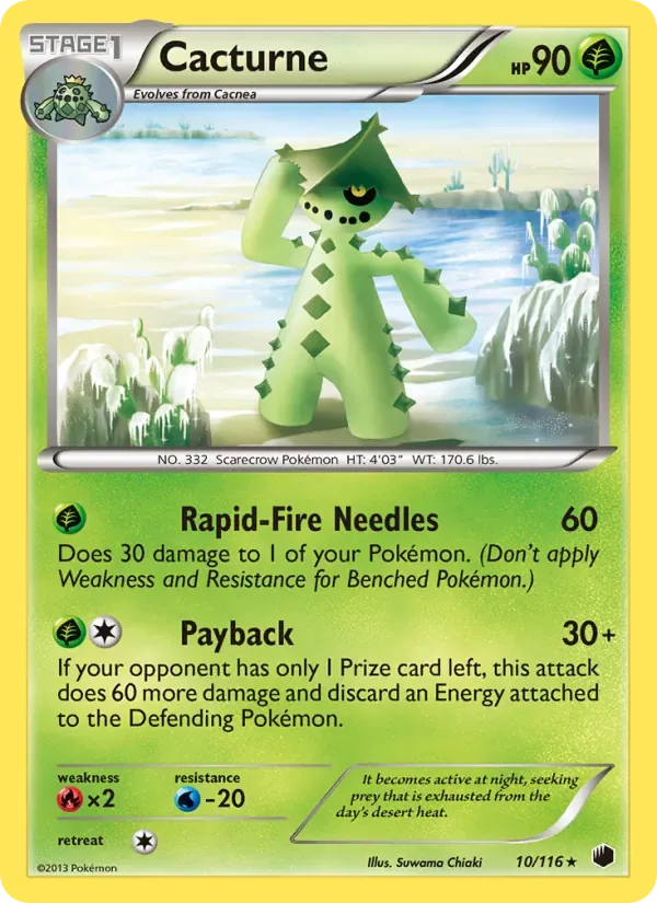 Cacturne, Plasma Freeze