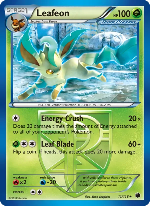 Leafeon, Plasma Freeze
