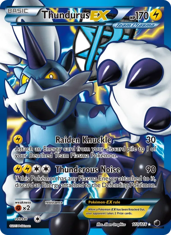 Thundurus-EX, Plasma Freeze