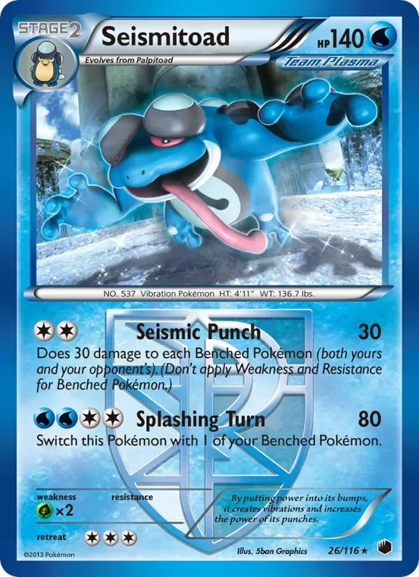 Seismitoad, Plasma Freeze