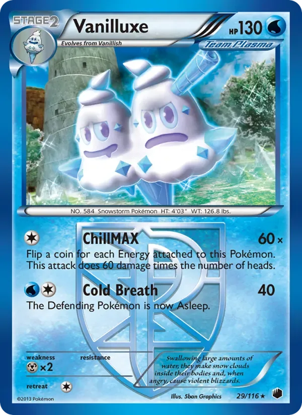 Vanilluxe, Plasma Freeze