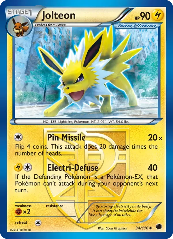 Jolteon, Plasma Freeze